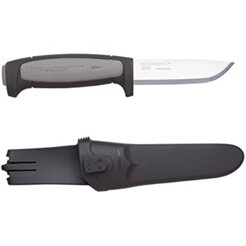 Morakniv Craftline Robust Trade Knife with Carbon Steel Blade and Combi Sheath (3.6-Inches)