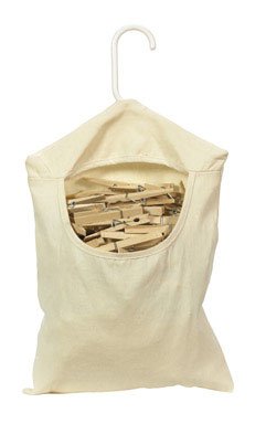 Homz/seymour 1220049 11x15 clothespin bag (natural)