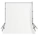 Lyly County Background 5X7ft Polyester Fabric Solid Color White Screen Photo Backdrop Studio Photography Props SC001