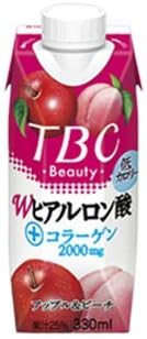 Amazon 森永乳業 Tbc Wヒアルロン酸 コラーゲン アップル ピーチ 330ml紙パック 12本入３ケース Tbc Wヒアルロン酸 コラーゲン 野菜ジュース フルーツジュース 通販
