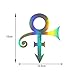 KANWAWO Prince Logo - Fashion Car Vinyl Stickers Decal Laptop Tablet Skateboard car Auto Motorcycle Windows Front Windshied Rearview Mirror Stickers Car Styling (2pcs Prince Logo, 150 x 125mm)