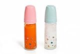 Magic Baby Bottles - 2 Bottles, 1 Milk and 1 Juice especially bigger sized for toddlers