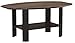 Furinno Simple Design Coffee Table, Columbia Walnut/Black