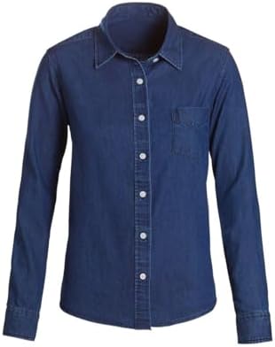 Amazon.com: Harley-Davidson Women's Patch Pocket Denim Shirt