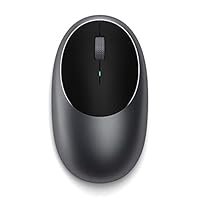 Satechi Aluminum M1 Bluetooth Wireless Mouse with Rechargeable Type-C Port - Compatible with Mac Mini, iMac Pro/iMac, MacBook Pro/Air, 2019 iPad, 2018 iPad Pro (Space Gray)