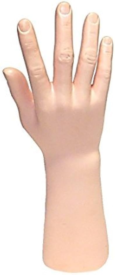 Amazon Co Jp ハンドマネキン 手の模型 男性 実物大 ジュエリー