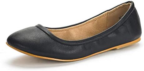 DREAM PAIRS Women's Sole-fina Solid Plain Walking Classic Ballet Flats