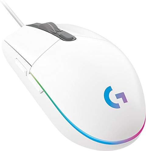 Logitech Gaming Mouse G102 LIGHTSYNC - Mouse - right-handed - Optical - 6 Buttons - Wired - USB - White - Image 4