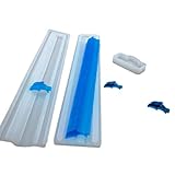 Dolphin Tube Column Silicone Soap Mold, Embed Soap Making Supplies Tool Dolphin Shape Candle Mold Set Soap Mould,Candle Mold Embed Soap Making Supplies Model Silicone Mold Long-Cylinder Cold Process