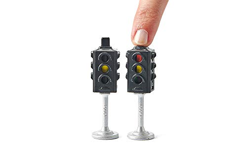 Siku 5597, Ampeln mit Verkehrsschildern, Kunststoff, Multicolor, Vielseitig einsetzbar & 0857 - Verkehrszeichen – Bild 4