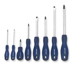 Click Here to See More Images Westward 1CLF7 Screwdriver Set, Combo, 3-Sided, 8 PC