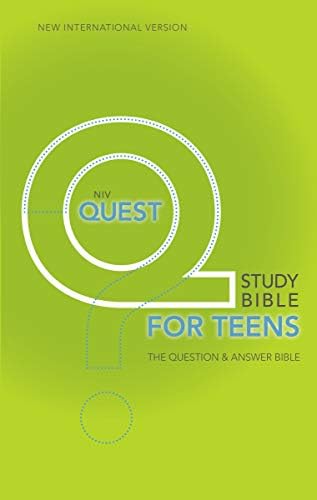 Niv Quest Study Bible for Teens: New International Version, the Question & Answer Bible