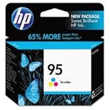 1 X Genuine OEM brand name HP 95 TRI-COLOR Inkjet Print Cartridge 5740/6520/6540 (260 Yield) C8766WN