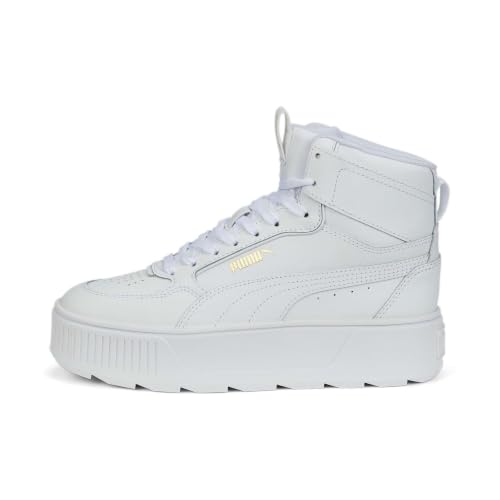 PUMA Damen Karmen Rebelle Mid Sneaker, Weiß Weiß, Größe 40