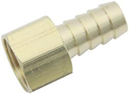 LTWFITTING Brass BSP Fitting Coupler/Adapter 1/2-Inch Female BSPP x 12mm Hose Barb(Pack of 25), 1/2" Female BSPP x 1/2"(12mm) Hose