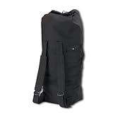 Ultra Force G.I. Style Double-Strap Duffle Bag - Black,22