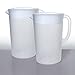 Rubbermaid Clear Pitcher, 1 Gallon 2-pack