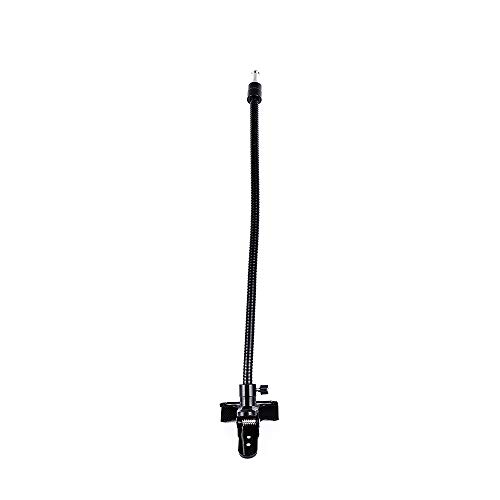 Clamp Mount Clip Ajustable Jaws Flex 20" Gooseneck Extension for Gopro Cameras Studio Stand Lighting Accessories