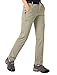 MIER Women’s Outdoor Hiking Travel Cargo Pants Lightweight Stretch Active Pants with 4 Zipper Pockets, Quick Drythumb 3