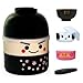 Japanese Lunch Bento Box for Girl Kokeshi Design Made in Japan, Red Sakura Girl