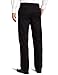 IZOD Men's American Chino Flat-Front Straight-Fit Pants, Black, 34W x 34L