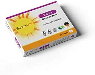 SunVit-D3 Vitamin D3 1000 iu - High Strength Vitamin D Tablets Support the Maintenance of Bone, Teeth, Muscle & Immune System - Image 3