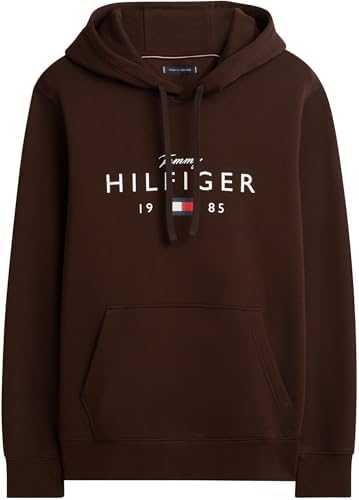 Sudadera Hombre Brand Love con Logotipo, Marrón (Chocolate), M