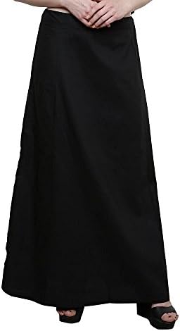 Women's Cotton Readymade Indian Inskirt Saree petticoats Underskirt - Free Size