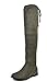 DREAM PAIRS Women's Suede Over The Knee Thigh High Winter Boots