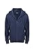 Lee Hanton Men's Lightweight Full Zip Casual Active Fleece Hoodie Sweatshirt