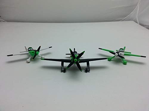 Diecasts & Toy Vehicles - Disney Pixar Planes Ripslinger & NO.0 Ned & NO.00 Zed Metal Diecast Toy Plane Loose New in Stock & - by LOZANA - 1 PCs