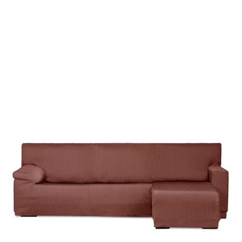 Eysa Sofa Cover for Mini Chaise Longue with Short Armrest Right Side Front View Kessen Design Luz, 09 Kettle