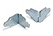 Farm Tough Tools Stake Rack Corner Connector Set, Inside or Outside Mount - Zinc Plated - 2 Corners