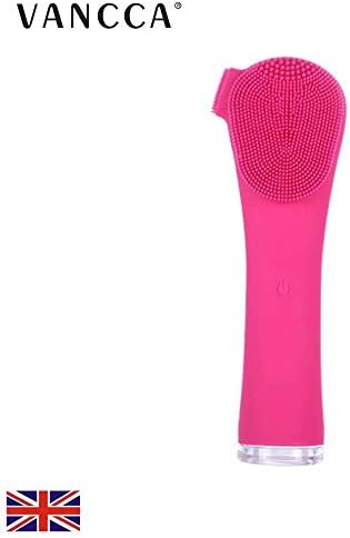Facial Cleansing Brush Silicone - 3-in-1 facial cleansing modes - IPX7 Waterproofe, Pink