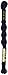 DMC Pearl Cotton Skeins Size 5-27.3 Yds: Dark Navy Blue