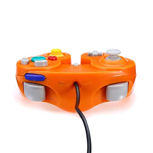 FidgetFidget for Nintendo Gamecube USB Classic Wired Controller Pad to PC MAC Game Accessory Purple