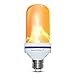 LED Flame Effect Light Bulb - 2018 Upgrade Upside Down Flickering Simulated Fire Bulb Vintage Decorative Lighting For Halloween Home/Hotel/Bar Party Decoration( 1 pack/1 Mode: Flicker Only)
