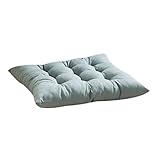 Sanding Seat Cushion,Leegor 4040cm Flexible Nine-Pin Soft Seat Cushion Indoor Home Garden Patio Home Cushion Kitchen Office Square Cotton Buttocks Chair Pads, Comfortable and Breathable (Gray)