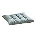 Sanding Seat Cushion,Leegor 4040cm Flexible Nine-Pin Soft Seat Cushion Indoor Home Garden Patio Home Cushion Kitchen Office Square Cotton Buttocks Chair Pads, Comfortable And Breathable (Gray)