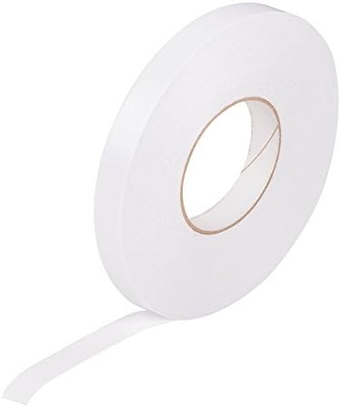 Double Sided Tape(0.7 inch x 110 yards) (18mm x 100m) (1 Roll) For Arts,Crafts,Ribbon, Cards,Boxes, Tear-by-hand, Paper Backing,Documents,Book Cover,And Many Other Craft Projects By Holeco
