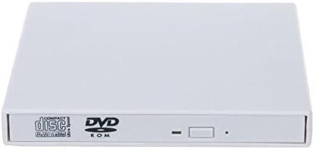 MthsTec USB 2.0 External DVD Reader Drive CD Burner COMBO Player for Apple Mac,iMac, Desktop and Other Laptops, Windows 10 Compatible-white