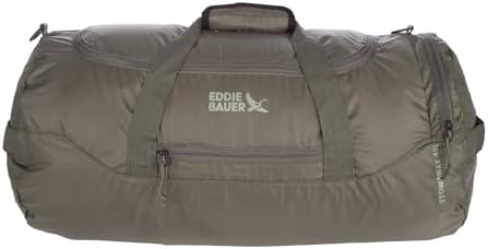Amazon.com | Amazon Basics 35-inch Large Rolling Duffel Bag with Wheels and  Handle, Travel Duffle with Durable Ripstop Polyester Material, 2 Layers of  Storage Space, Multiple Interior and Exterior Pockets, Black |