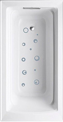 Adhesive Oval Bath Treads, Non-slip saftey shower or tub grip stickers (blue)