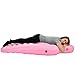 Cozy Bump Pregnancy Pillow - New 2019 Design - Added Chest & Neck Comfort - Pregnancy Bed Inflatable Mattress for Back Pain (Pink)