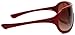 Oakley Women's OO9131 Immerse Sport Sunglasses, Vino Frame/Dark Brown Gradient Lens, 60 mm