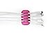 Toysdone Cordies Desktop Cable Management for Power Cords and Charging Accessory Cables (Pink)