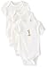 Little Me Unisex-Baby Newborn Giraffe 3 Pack Bodysuit, Ivory/Multi, Newborn