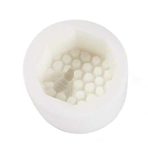 Moldiy Bee Honeycomb Shape Silicone Soap Art Craft Mold Wedding,Party,Gift - Thumbnail 5
