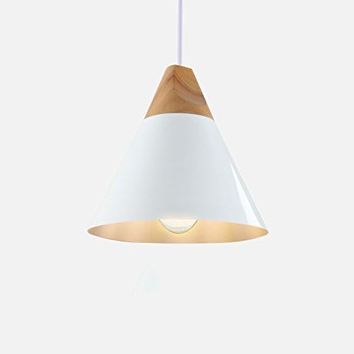 LED Aluminum Chandelier, Postmodern Dining Room Living Room Study Ceiling Light Nordic Wooden Coffee Shop Clothing Store Mini Iron Pendant Lamp, Black, Grey, White, Yellow ( Color : White )