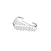 LS Bathroom Stainless Steel Triangle Soap Basket Toilet Soap Dish Holder Corner Wire Shower Soap Hanger Wall Mounted, Chrome finish